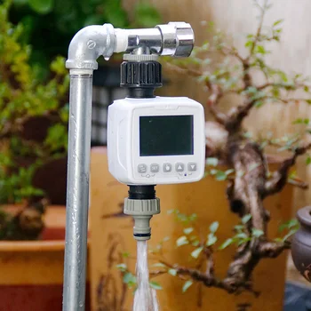  Поливочное устройство Цифровой таймер полива Автоматический 6 отдельных программ Система управления поливом для садового газона Датчик дождя 2