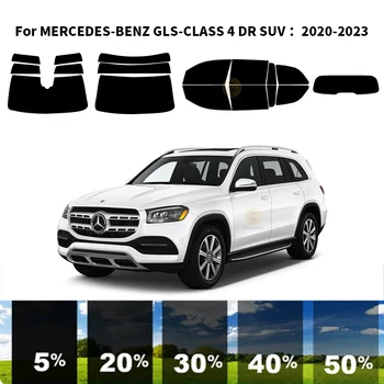  предварительно нарезанная нанокерамика авто УФ тонировка окон комплект автомобильная оконная пленка для MERCEDES-BENZ GLS-CLASS X167 4 DR SUV 2020-2023