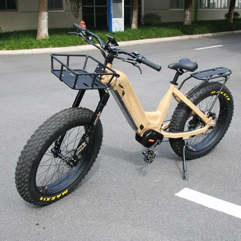 Предзаказ новейшего электрического горного велосипеда 48 В 1000 Вт Mid Drive Ebike Chopper EMTB Fat Bike с аккумулятором емкостью 30 Ач