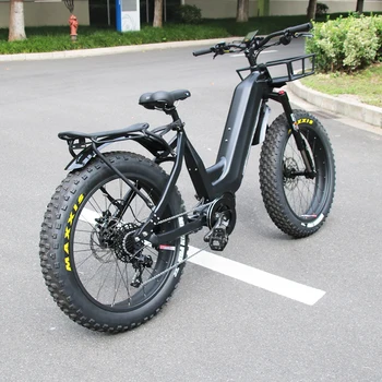 Предзаказ новейшего электрического горного велосипеда 48 В 1000 Вт Mid Drive Ebike Chopper EMTB Fat Bike с аккумулятором емкостью 30 Ач 1