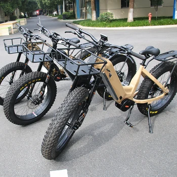Предзаказ новейшего электрического горного велосипеда 48 В 1000 Вт Mid Drive Ebike Chopper EMTB Fat Bike с аккумулятором емкостью 30 Ач 3