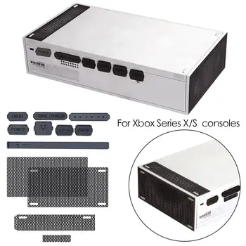  пыленепроницаемый сетчатый фильтр Jack Stopper Kit Крышка для Xbox Series X/S Игровые аксессуары Консоль Антипылевые силиконовые заглушки
