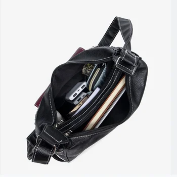 Ретро сумка индивидуальность мягкая кожа y2k Spice Girl мотоциклетная сумка Женская сумка 2023 нового цвета через плечо 4
