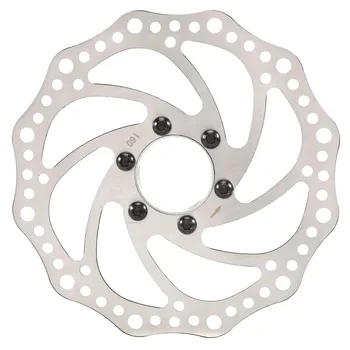  Ротор тормозного диска велосипеда 160 мм Аксессуары для дисковых тормозов дорожного велосипеда из нержавеющей стали с фланцем 48 мм диагональным отверстием
