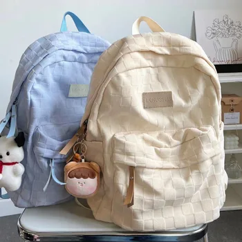 Свежие и симпатичные рюкзаки в корейском стиле для младших школьников и школьные ранцы в ленивом стиле для старшеклассников Bolsas