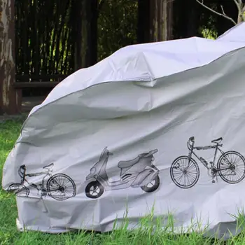  Серый Мото Мотоцикл Чехлы Для Мотоцикла Пыль Водонепроницаемый Открытый Внутренний Защита От Дождя Покрытие Пальто Для Велосипеда Скутера 5