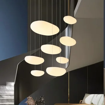 Скандинавское украшение дома, люстра на лестнице, гостиной и столовой Подвесные светильники, потолочные светильники, внутреннее освещение