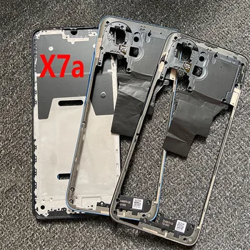Средняя рама для Huawei Honor X7A Передняя рамка ЖК-пластина Замена корпуса RKY-LX1 RKY-LX2 RKY-LX3