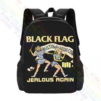 Флаг Ревнивец Снова Панк-группа Black FlagBackpack Складная одежда большой емкости Рюкзаки