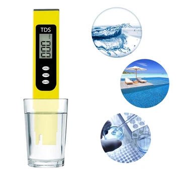 Цифровой тестер качества воды TDS Range 0-9990 Измеритель температуры чистоты воды