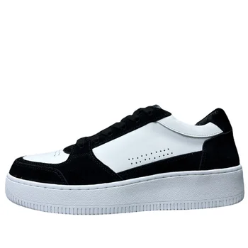  Черный и белый цвет Подходящая обувь Panda Board Мужская обувь из натуральной кожи Спортивная повседневная обувь для скейтборда для мужчин