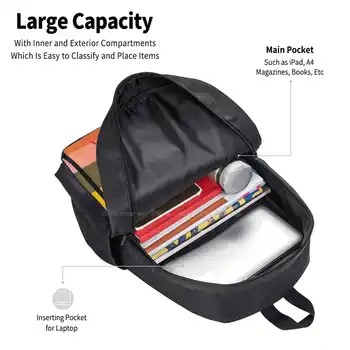 Этюд для ландшафта Северной Каролины 2 Школьный рюкзак большой емкости Сумки для ноутбука Scottpartridgeart Partridge Графический дизайн 4